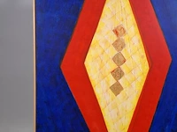 Acryl schilderij op doek maya wildevuur (1944-2023), abstract, bouwjaar 1994 - afbeelding 4 van  10