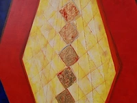 Acryl schilderij op doek maya wildevuur (1944-2023), abstract, bouwjaar 1994 - afbeelding 6 van  10