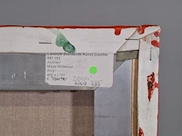 Acryl schilderij op doek maya wildevuur (1944-2023), abstract, bouwjaar 2004 - afbeelding 8 van  8
