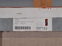 Acryl schilderij op doek maya wildevuur (1944-2023), abstract, bouwjaar 2004 - afbeelding 9 van  9