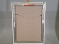 Acryl schilderij op doek, maya wildevuur (1944-2023), afrikaanse vrouw, 2001 - afbeelding 7 van  8