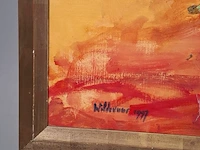 Acryl schilderij op doek maya wildevuur (1944-2023), boeket, bouwjaar 1997 - afbeelding 6 van  10