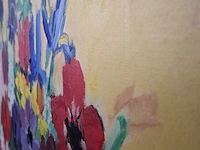 Acryl schilderij op doek maya wildevuur (1944-2023), boeket, bouwjaar 1997 - afbeelding 8 van  10