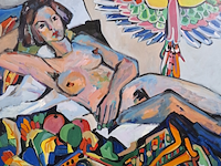 Acryl schilderij op doek, maya wildevuur (1944-2023), nicole, 1988