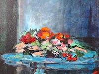 Acryl schilderij op doek maya wildevuur (1944-2023), pascalle , bouwjaar 1991 - afbeelding 9 van  12
