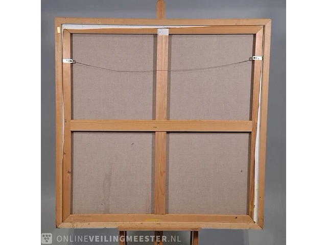 Acryl schilderij op doek maya wildevuur (1944-2023), vogels, bouwjaar 1992 - afbeelding 3 van  12