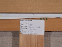 Acryl schilderij op doek maya wildevuur (1944-2023), vogels, bouwjaar 1992 - afbeelding 4 van  12