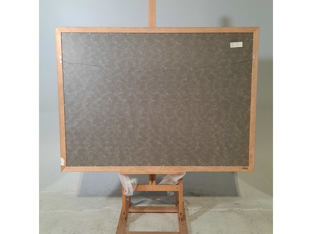 Acryl schilderij op paneel, maya wildevuur (1944-2023), abstract, 1989 - afbeelding 7 van  9