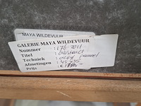 Acryl schilderij op paneel, maya wildevuur (1944-2023), abstract, 1997 - afbeelding 8 van  8