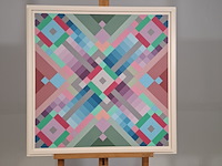 Acryl schilderij, r. rolleman, 1982 - afbeelding 1 van  8