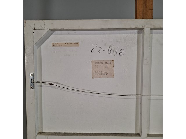 Acryl schilderij, r. rolleman, 1982 - afbeelding 6 van  8