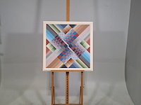 Acryl schilderij, r. rolleman, 1982 - afbeelding 2 van  8