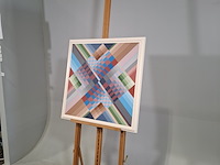 Acryl schilderij, r. rolleman, 1982 - afbeelding 4 van  8