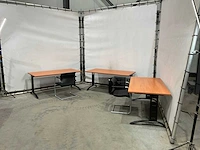 Actif bureau tafels met stoelen en ladenblok - afbeelding 1 van  9