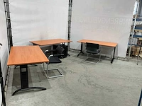 Actif bureau tafels met stoelen en ladenblok - afbeelding 2 van  9