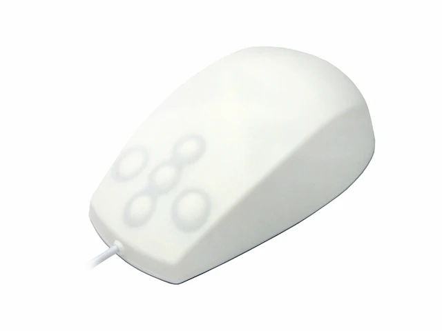 Active key muis ip 68 medische muis rond (bedraad) wit - afbeelding 1 van  1