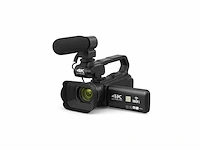Activerge 4k videocamera camcorder 64mp 60fps 18x zwart - afbeelding 1 van  2