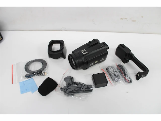 Activerge 4k videocamera camcorder 64mp 60fps 18x zwart - afbeelding 2 van  2