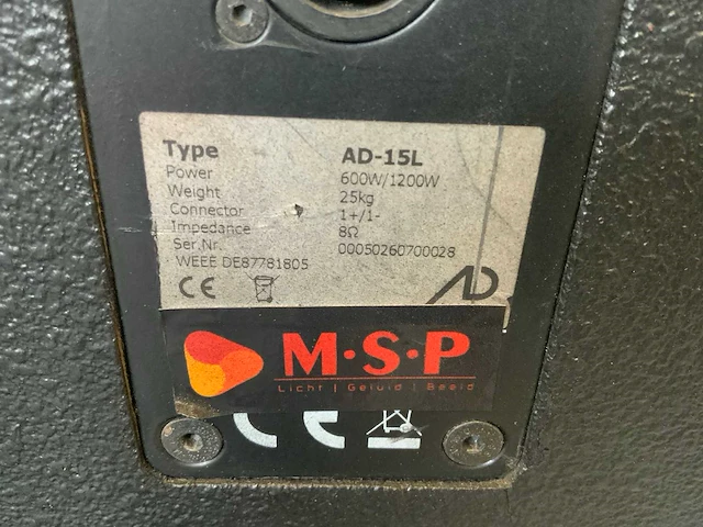 Ad systems ad15 luidspreker (8x) - afbeelding 4 van  4