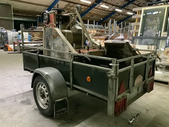 Adamas betonzaag / vloerzaagmachine op aanhanger - afbeelding 23 van  32