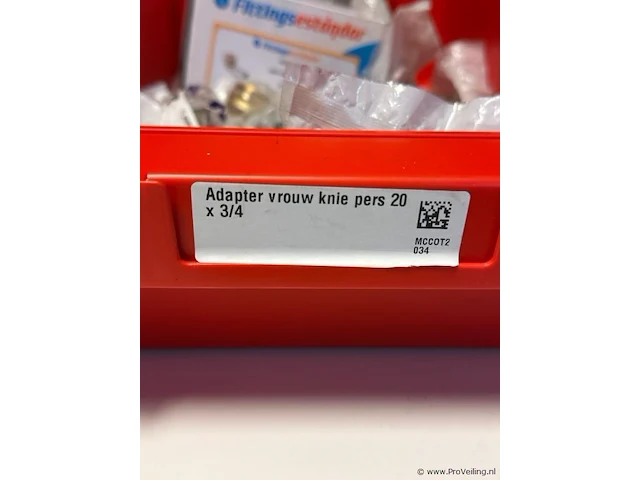 Adapter vrouw knie pers 20x3/4 en divers - partij - afbeelding 3 van  3