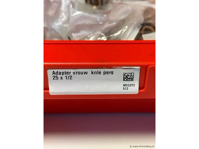 Adapter vrouw knie pers 25x1/2 - partij - afbeelding 4 van  4