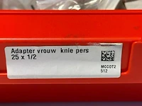 Adapter vrouw knie pers 25x1/2 - partij - afbeelding 4 van  4