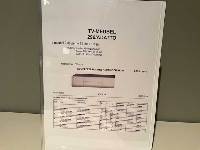 Adatto tv meubel - afbeelding 7 van  7