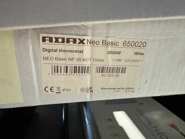Adax - 400 k+ - elektrische convector warmtepaneel (2x) - afbeelding 5 van  5