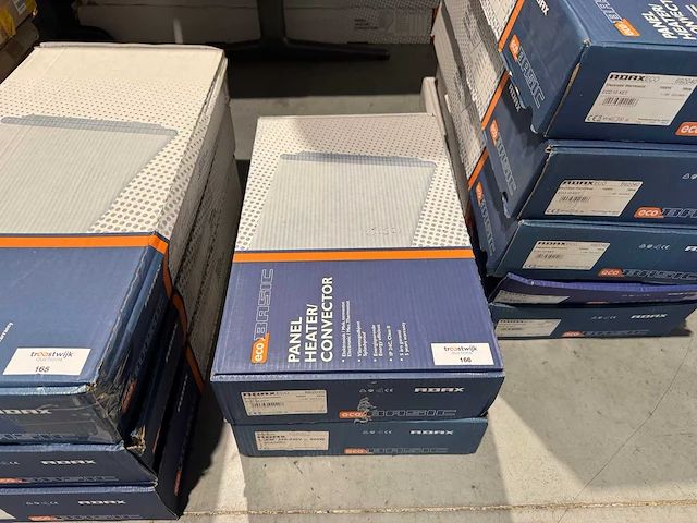 Adax - eco 08 ket - elektrische convector warmtepaneel (2x) - afbeelding 1 van  4