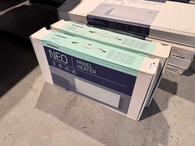Adax - eco 08 ket - elektrische convector warmtepaneel (2x) - afbeelding 1 van  4