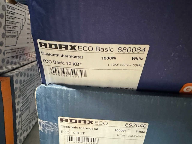 Adax - eco 10 ket - elektrische convector warmtepaneel (4x) - afbeelding 6 van  7