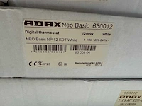 Adax - neo basic np 12 kdt - elektrische convector warmtepaneel (4x) - afbeelding 4 van  6