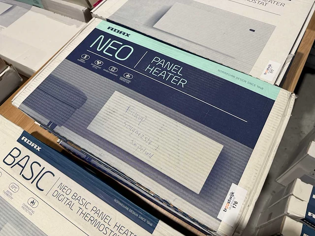 Adax - neo h 04 kwt - elektrische convector warmtepaneel (3x) - afbeelding 2 van  5