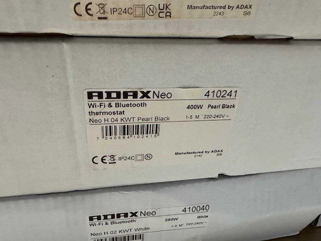Adax - neo h 04 kwt - elektrische convector warmtepaneel (3x) - afbeelding 4 van  5