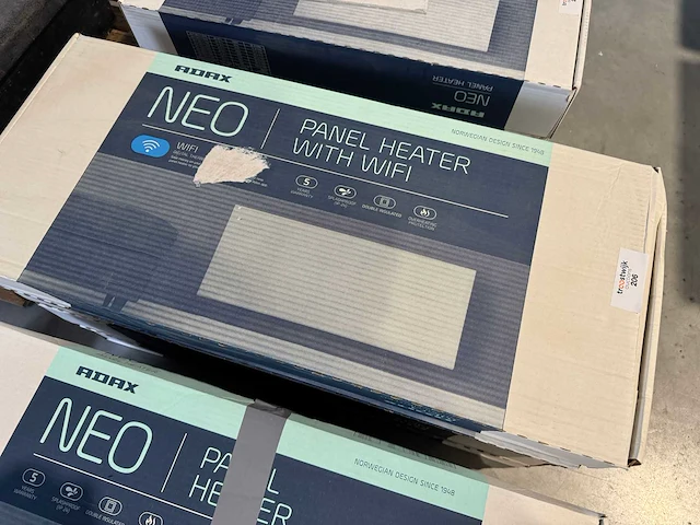 Adax - neo h 08 kwt - elektrische verwarmingen (4x) - afbeelding 2 van  6