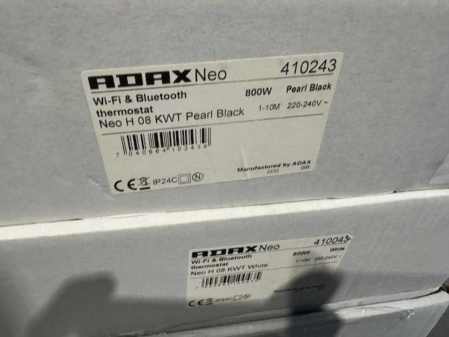 Adax - neo h 08 kwt - elektrische verwarmingen (4x) - afbeelding 4 van  6