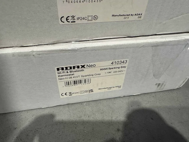 Adax - neo h 08 kwt - elektrische verwarmingen (4x) - afbeelding 6 van  6