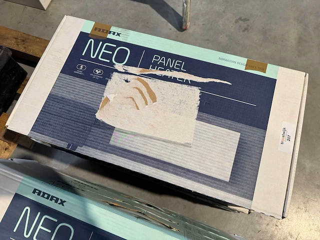Adax - neo h 08 kwt - elektrische verwarmingen (4x) - afbeelding 2 van  6