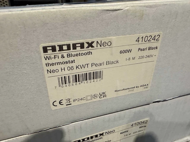 Adax - neo h 08 kwt - elektrische verwarmingen (4x) - afbeelding 3 van  6