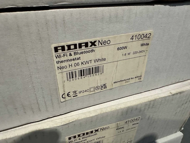 Adax - neo h 08 kwt - elektrische verwarmingen (4x) - afbeelding 4 van  6