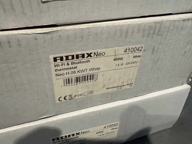 Adax - neo h 08 kwt - elektrische verwarmingen (4x) - afbeelding 5 van  6