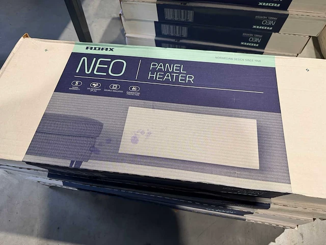 Adax - neo h 10 kwt - elektrische convector warmtepaneel (4x) - afbeelding 2 van  6