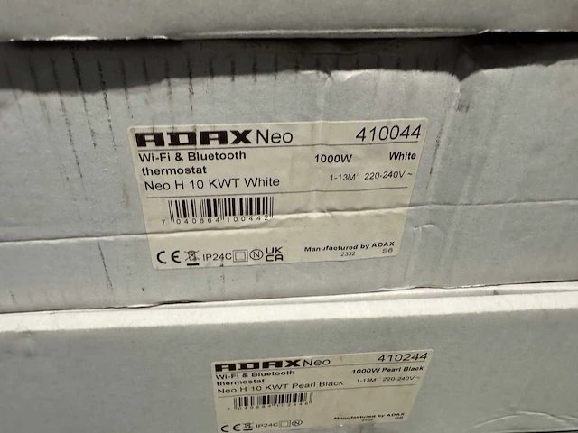 Adax - neo h 10 kwt - elektrische convector warmtepaneel (4x) - afbeelding 5 van  6