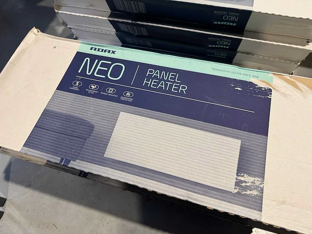 Adax - neo h 10 kwt - elektrische convector warmtepaneel (4x) - afbeelding 2 van  6