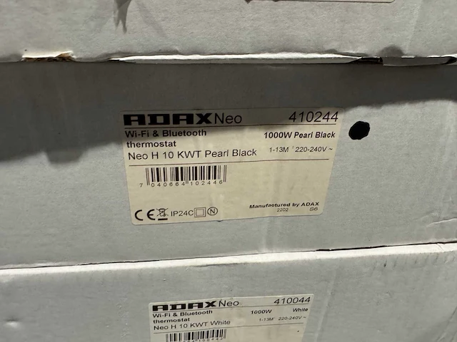 Adax - neo h 10 kwt - elektrische convector warmtepaneel (4x) - afbeelding 5 van  6