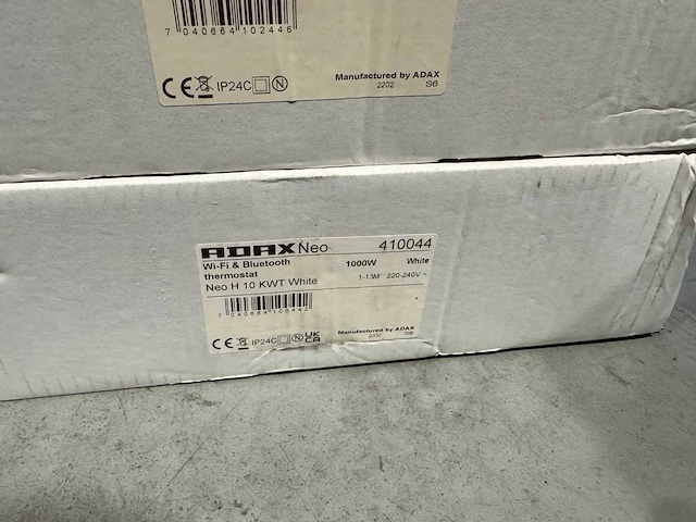 Adax - neo h 10 kwt - elektrische convector warmtepaneel (4x) - afbeelding 6 van  6