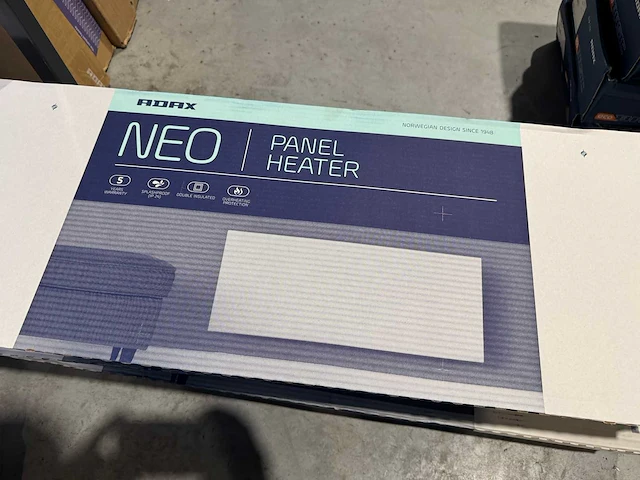 Adax - neo h 12 kwt - elektrische convector warmtepaneel (3x) - afbeelding 2 van  5