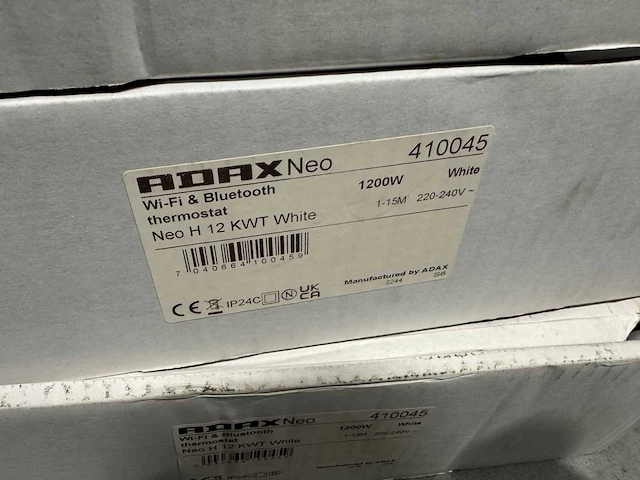 Adax - neo h 12 kwt - elektrische convector warmtepaneel (3x) - afbeelding 4 van  5