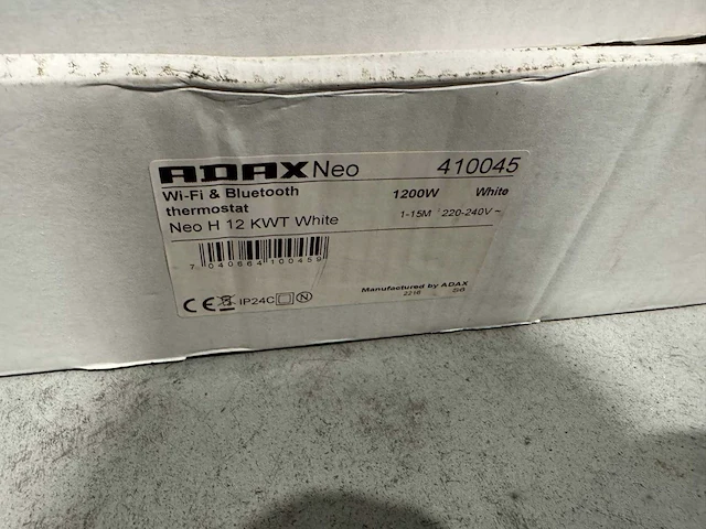 Adax - neo h 12 kwt - elektrische convector warmtepaneel (3x) - afbeelding 5 van  5